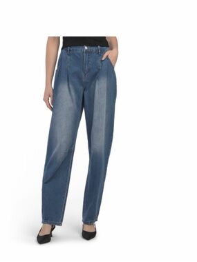 High-Waist Balloon Jeans Size L